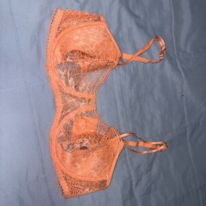 Adore Me Vibrant Lace Bra in Orange